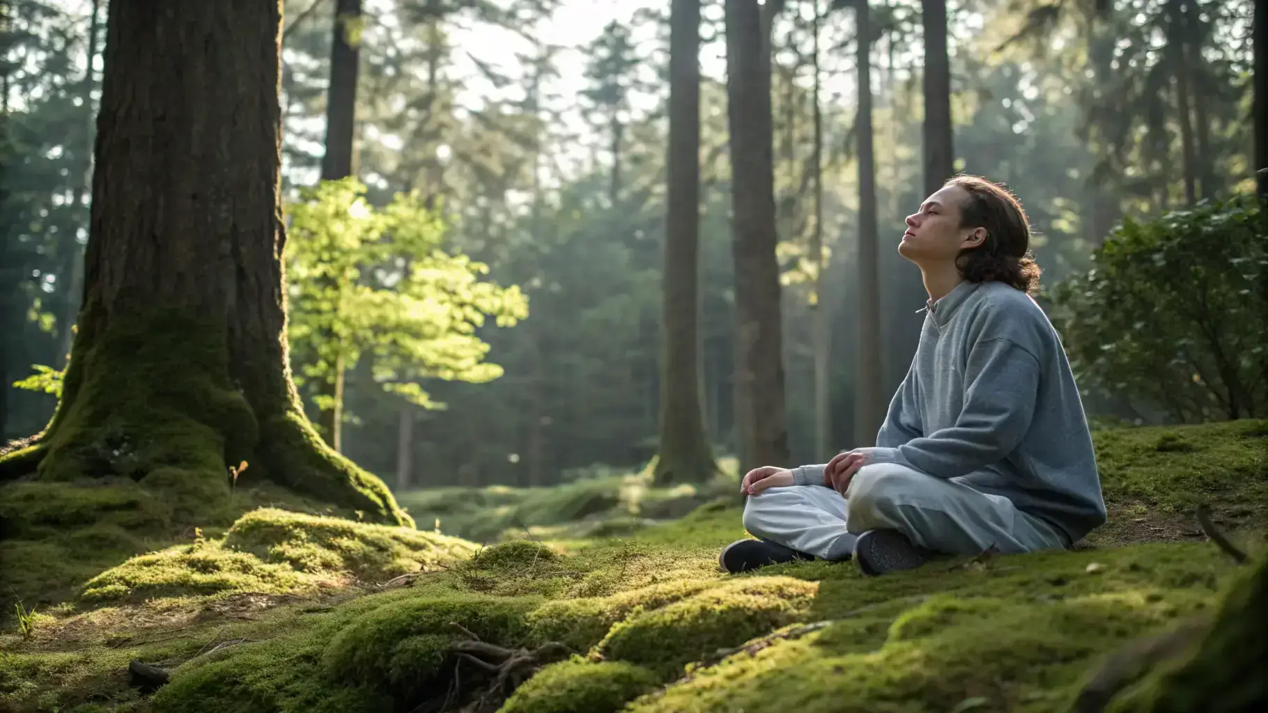 Illustration accompanying the HNI guide to mindful meditation.