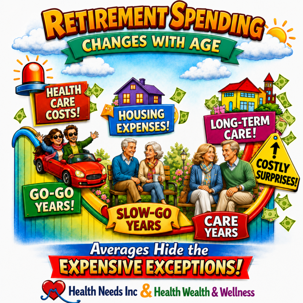 8 Dimensions of Wellness framework connected to retirement spending decline and financial wellness