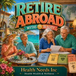 Retiring abroad myths contrasted with the real planning needs of visas, taxes, healthcare, housing, and a return plan.