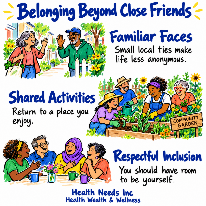 People navigating making and maintaining adult friendships in everyday life.