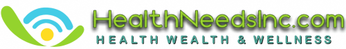 HealthNeedsInc.com logo with text "HEALTH WEALTH & WELLNESS